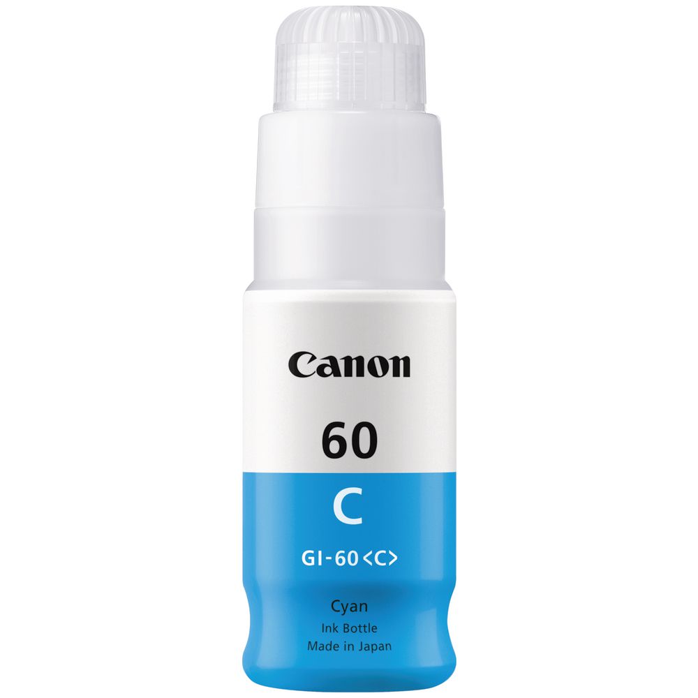 Genuine Canon GI60 Cyan Ink Bottle for G6060 G6065 G7060 G7065 (7.7K) [GI60C]