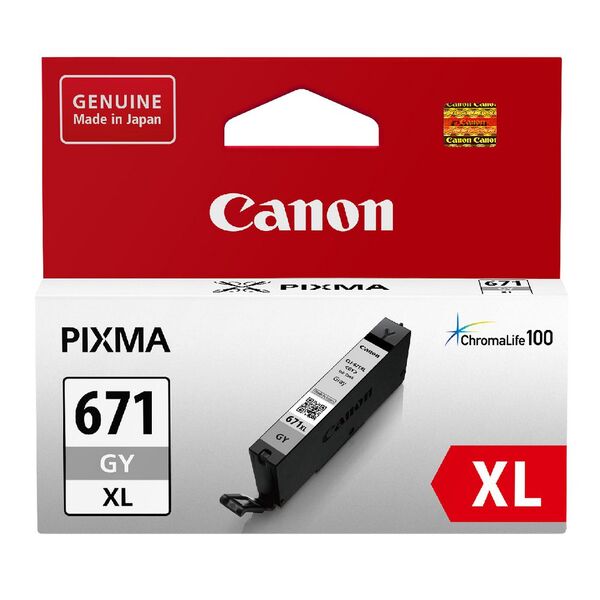 Genuine-Canon-CLI671XL-Grey-High-Yield-Ink-Cartridge-CLI671XLGY
