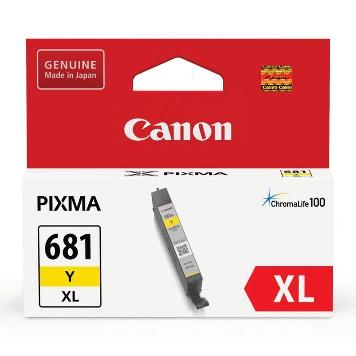 Genuine-Canon-CLI681-XL-Yellow-Ink-Cartridge-High-Yield-CLI681XLY