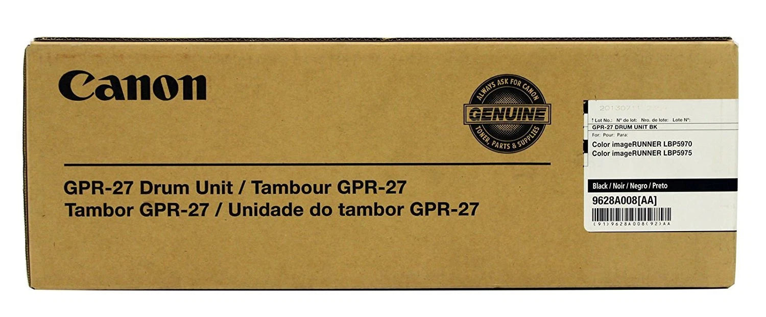 Genuine Canon GPR27 Black Drum Unit for imageRUNNER LBP5970 LBP5975 [9628A008]