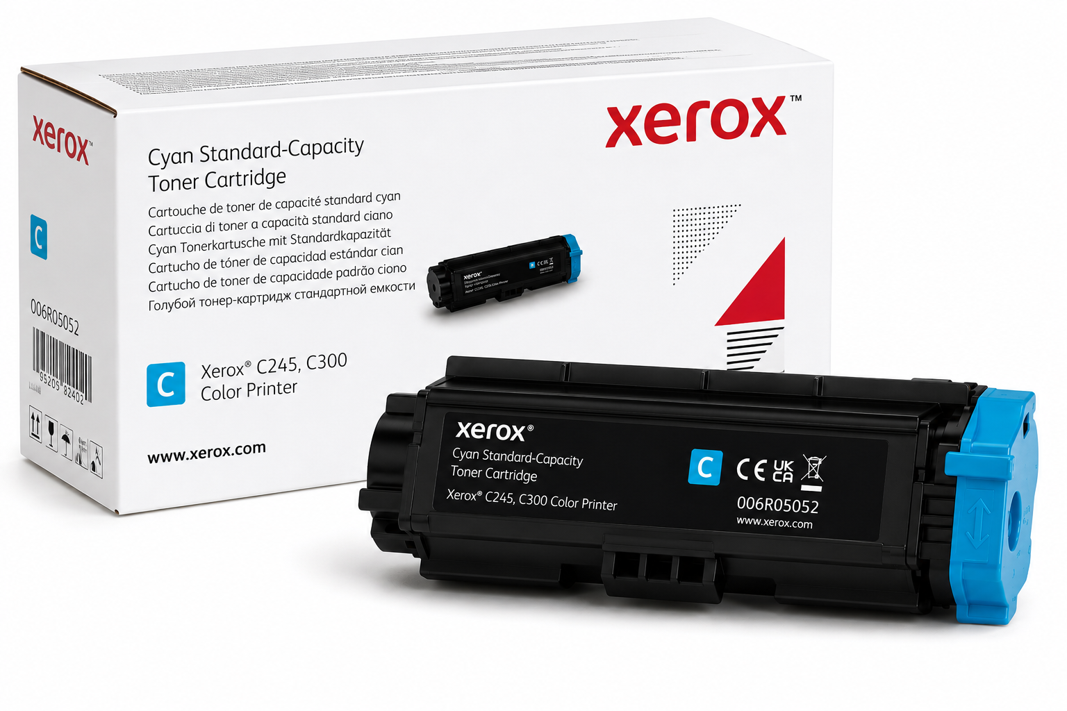 Genuine Xerox 006R05052 CYAN Return Program Toner Cartridge for C245 C300 1.2K