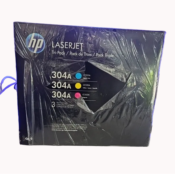 *Bundle* Genuine HP #304A CC531A CC532A CC533A C/M/Y Color Toner Cartridges CF372AM