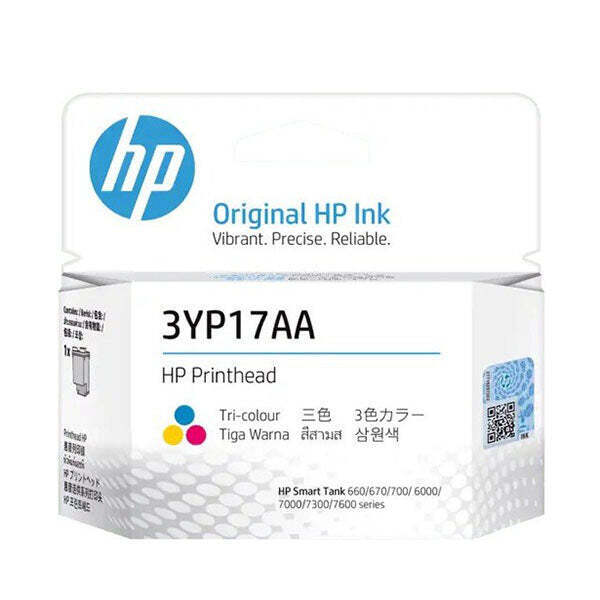 Genuine HP 3YP17AA Tri-Colour Printhead for Smart Tank 7005 7305 7605 Ink Tank Printer (2.4K Pages)