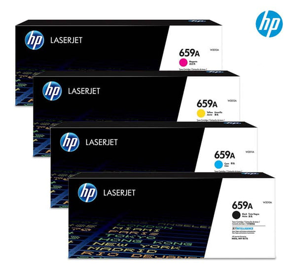 *Sale!* 4X Pack Genuine Hp W2010A+W2011A+W2012A+W2013A Toner Set #659A For M856Dn/M776Z Mfp