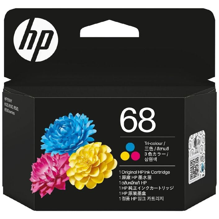 Genune HP #68 Color Ink Cartridge for Envy Pro 6530e 6531e 6130e 6131e [7FP20TA]