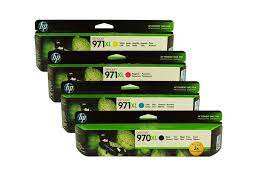 *CLEAR!* 4x Pack Genuine HP 970XL+971XL-C/M/Y/K High Yield Ink Cartridge Set CN625AA CN626AA CN627AA CN628AA