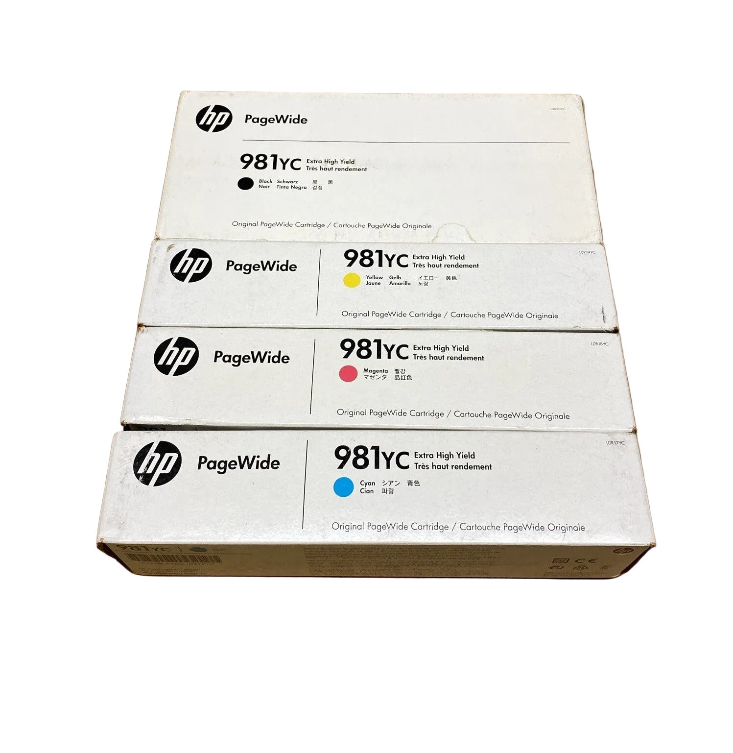 *Bundle* Genuine 4x Pack HP #981YC C/M/Y/K Extra High Yield Contract Ink Cartridges Set [LOR17YC-LOR20YC]