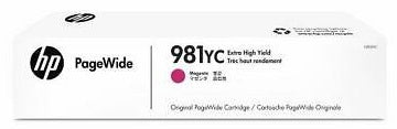 Genuine HP #981YC Magenta Ink Cartridge for PageWide Enterprise Managed E55650 E58650 16K [L0R18YC]