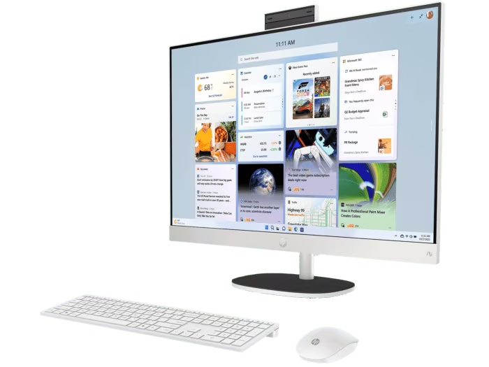 HP 27" All-In-One Desktop PC IPS FHD AMD AI-7 350 16GB 512GB SSD 27-ct2005a [BD0R4PA]