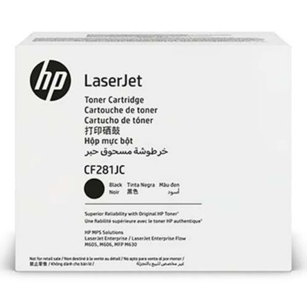Genuine HP #81X BLACK Toner Cartridge for LaserJet M605 M606 M630 MFP (30K) [CF281JC]