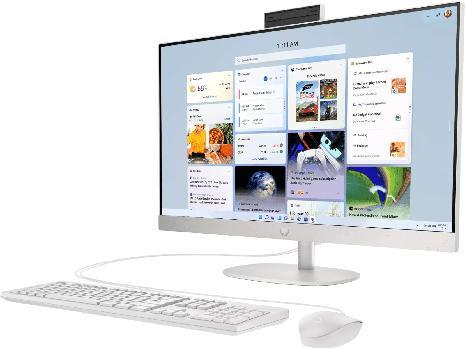 HP All-In-One 27"cr0000a FHD Ryzen 7-7730U/16GB/512GB SSD Desktop PC AMD Radeon [88A34PA]