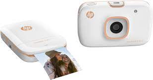*SALE!* HP Sprocket 2-in-1 Instant Camera+Zink Portable Bluetooth Photo Printer WHITE [2FB96A]