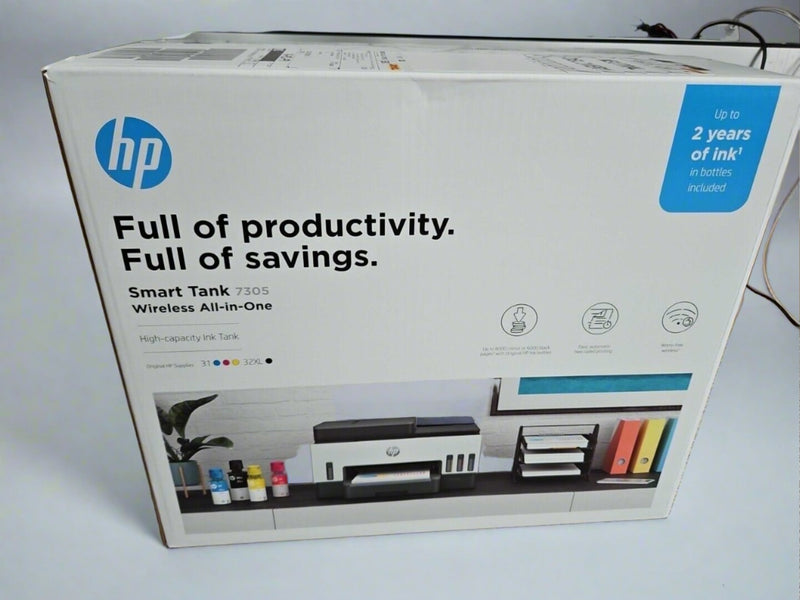 HP Smart Tank 7305 All-in-One Multi-Function Ink Tank Printerr+ADF