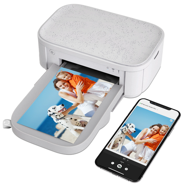 *NEW!* HP Sprocket Studio Plus Photo Printer - Prints 4x6 inch Photos from Your iOS & Android Device