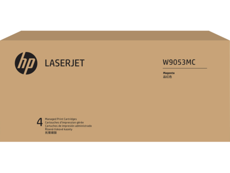 Genuine HP W9053MC Magenta Managed LaserJet Toner Cartridge for MFP E87640 E87650 E87660 (52K)