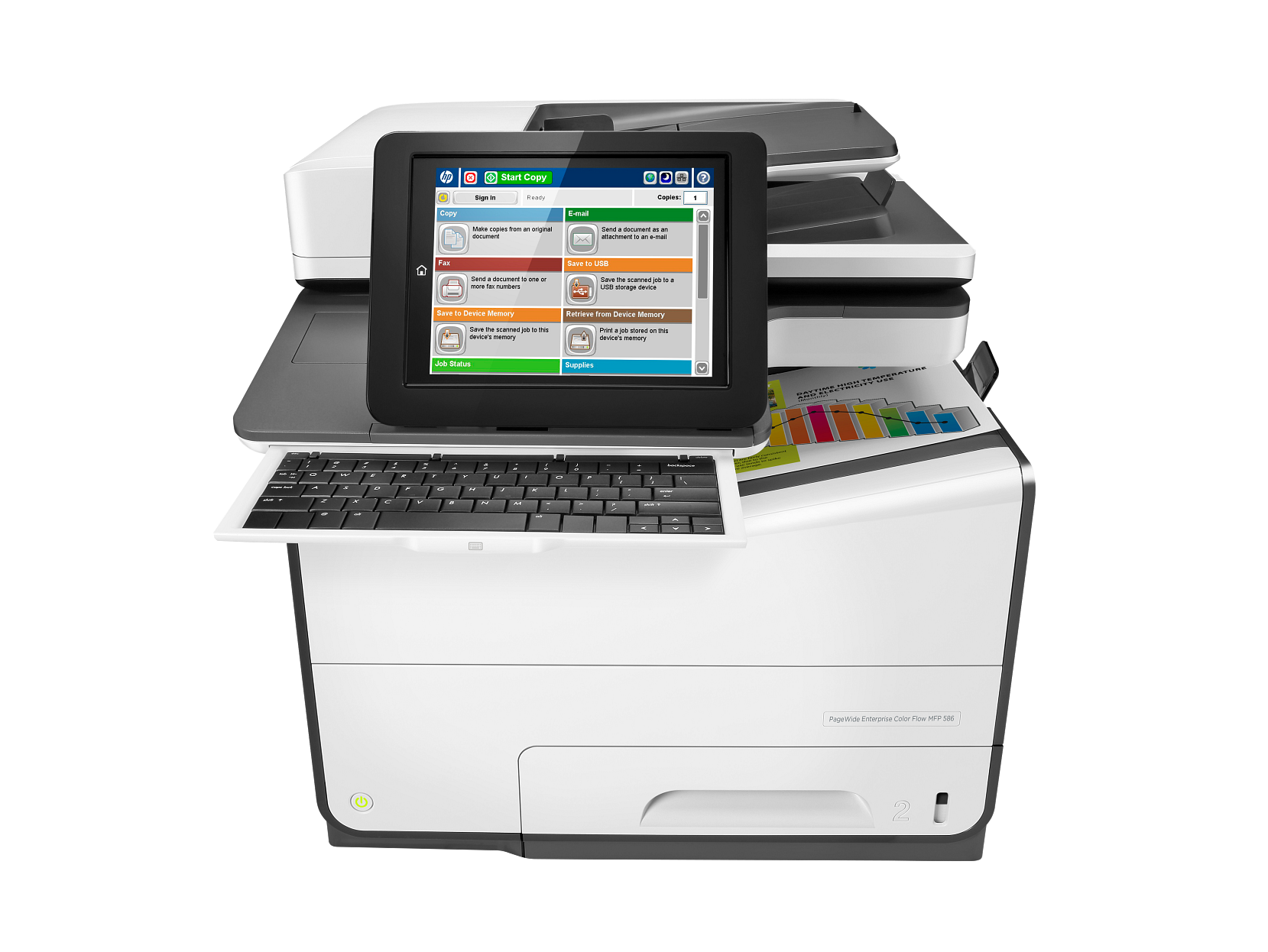 *SALE!*HP PageWide Enterprise Color Flow MFP 586z A4 Colour Multifunction Printer 75PPM [G1W41A]