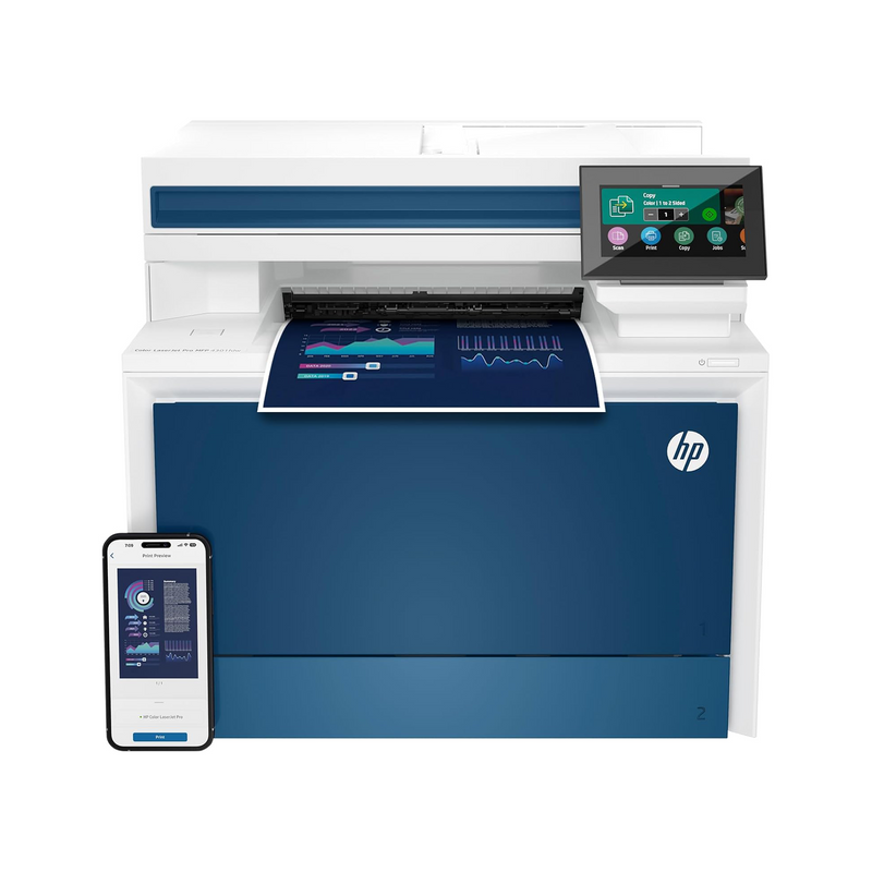 Bundle: HP Color LaserJet Pro MFP 4301fdw Printer+