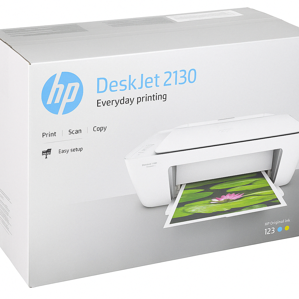 HP DeskJet 2130/2131 All-in-One Printer using #63/63XL Ink  – Print, Scan & Copy [F5S42A]