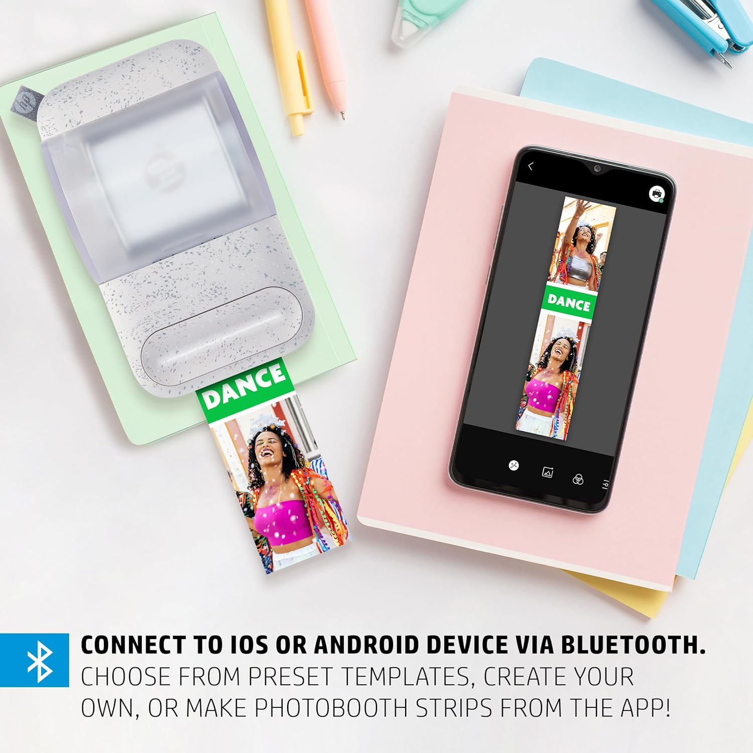 *NEW!* HP Sprocket Panorama Instant Portable Color Label & Photo Printer (Grey) [HPISPPANW_HP]