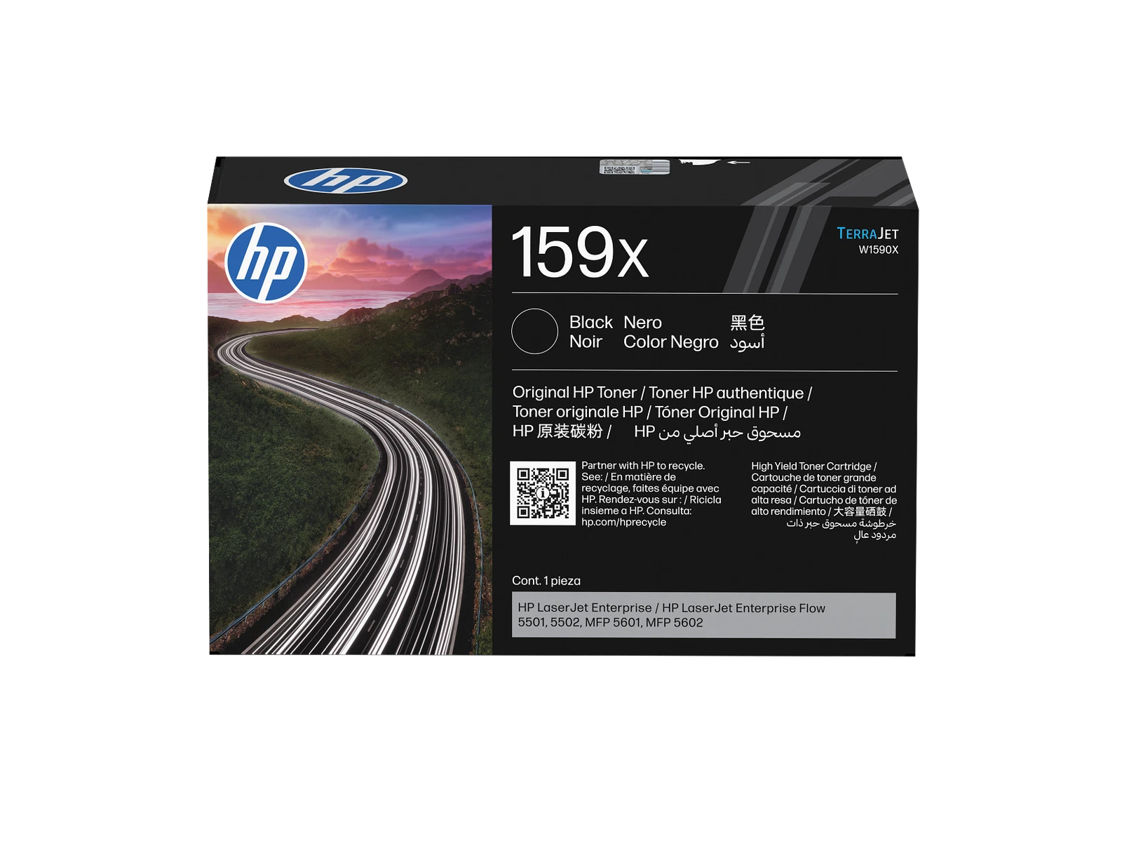Genuine HP 159X High Yield Black Original LaserJet Toner Cartridge [W1590X] (10K)