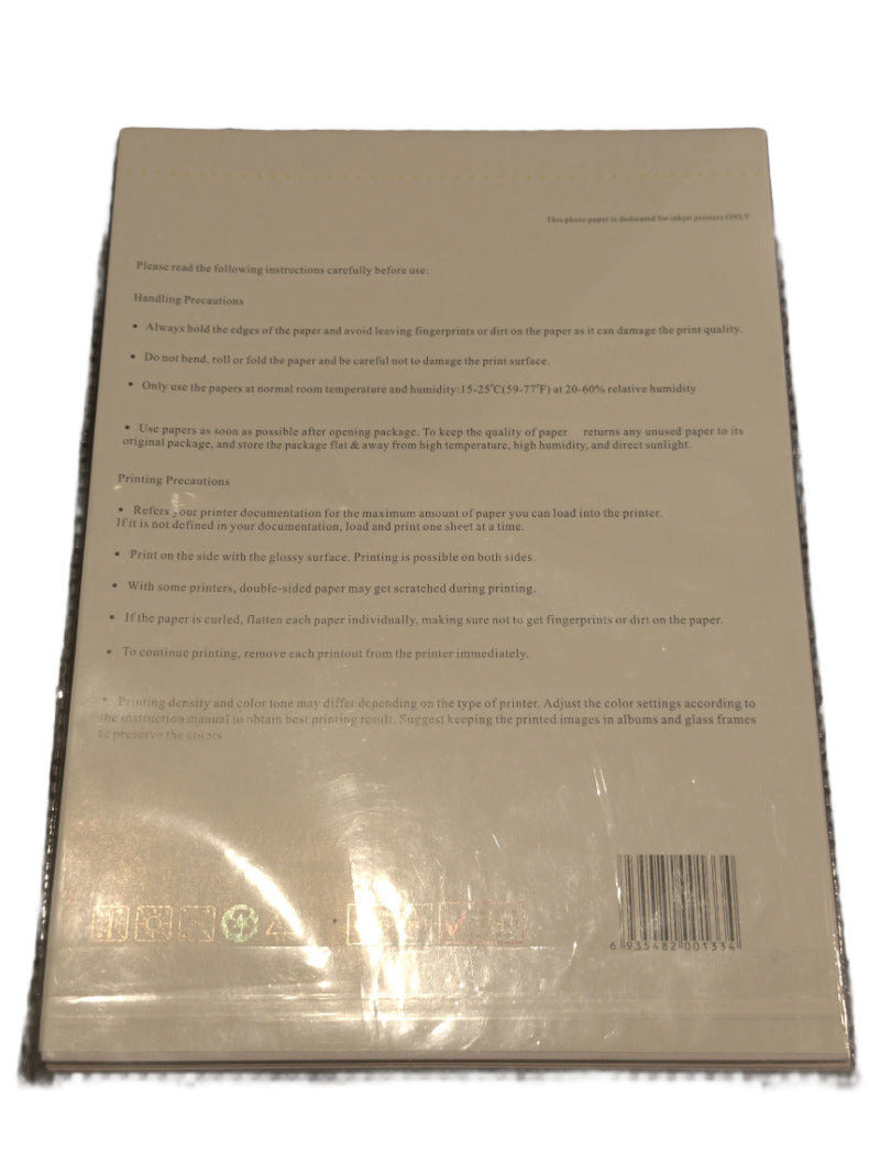 OZ A4 Heat Transfer Paper 100x Value Pack for Canon/Epson Inket Series Printers 100gsm