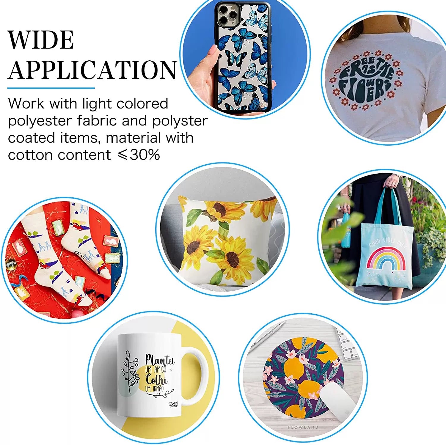 A-SUB A4 Sublimation Paper 100gsm 100 Sheets 210x297mm for Heat Press Printing