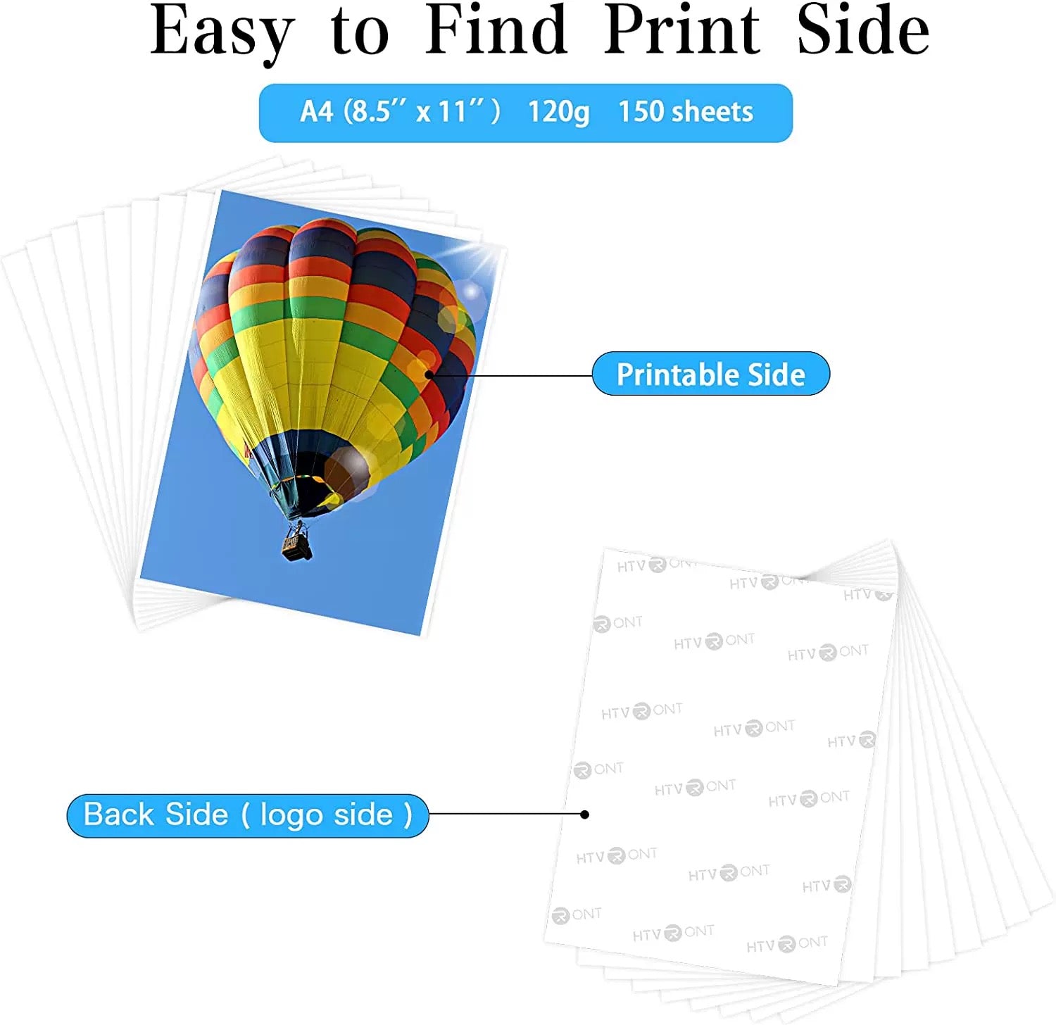 A-SUB A4 Sublimation Paper 100gsm 100 Sheets 210x297mm for Heat Press Printing