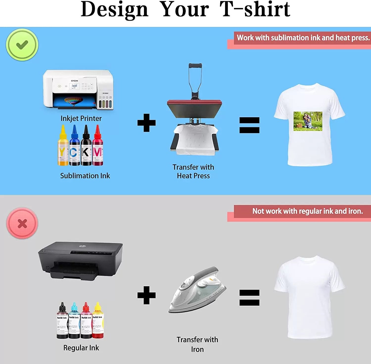 A-SUB A4 Sublimation Paper 100gsm 100 Sheets 210x297mm for Heat Press Printing