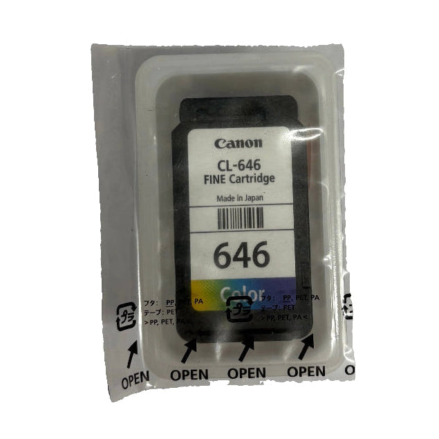 *Unbox* Genuine Canon CL-646 Colour Ink Cartridge [OEM Bulk Packaging] – Brand New & Factory Sealed