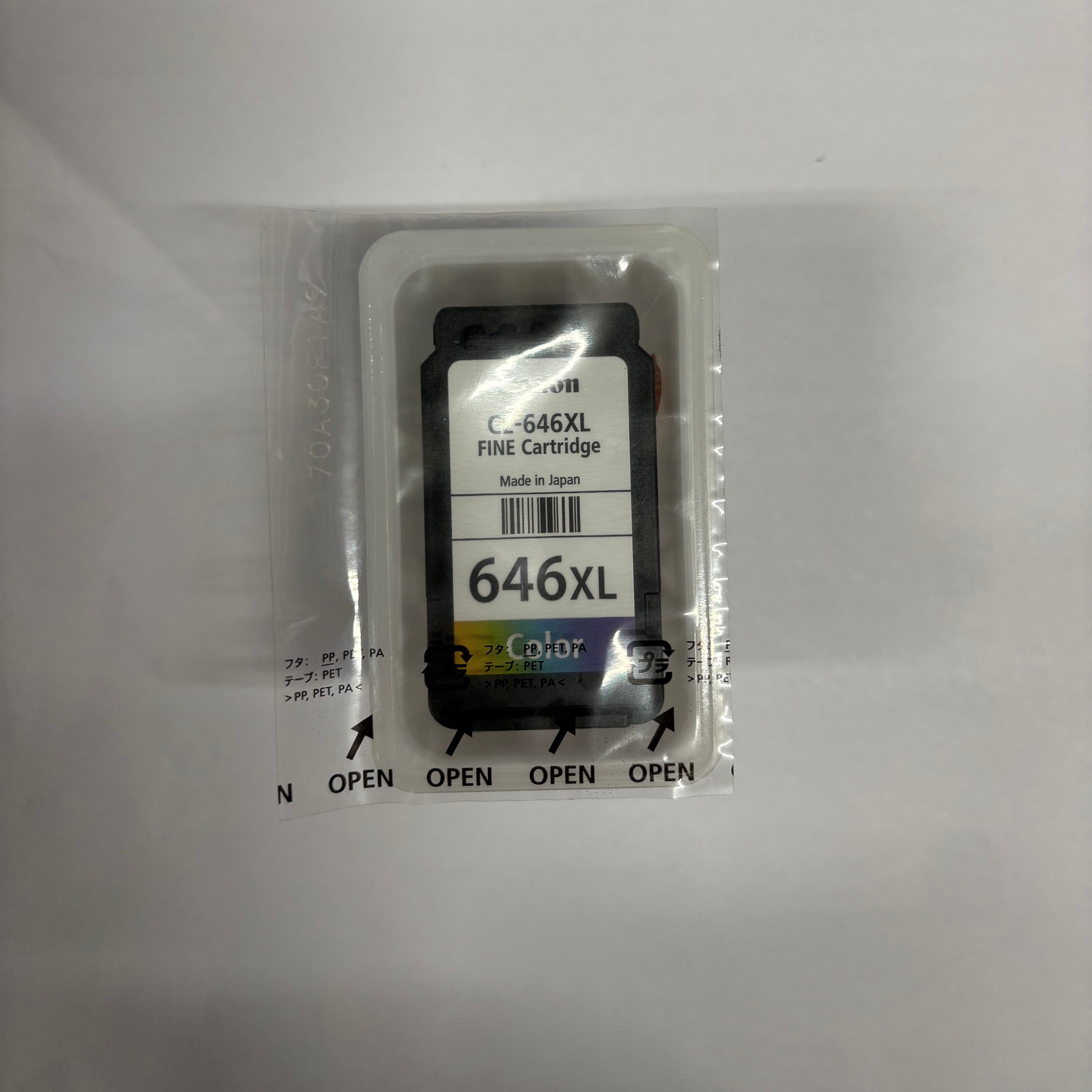 *Unbox* Genuine Canon CL-646XL High Yield Color Ink Cartridge [OEM Bulk Packaging] – Brand New & Factory Sealed
