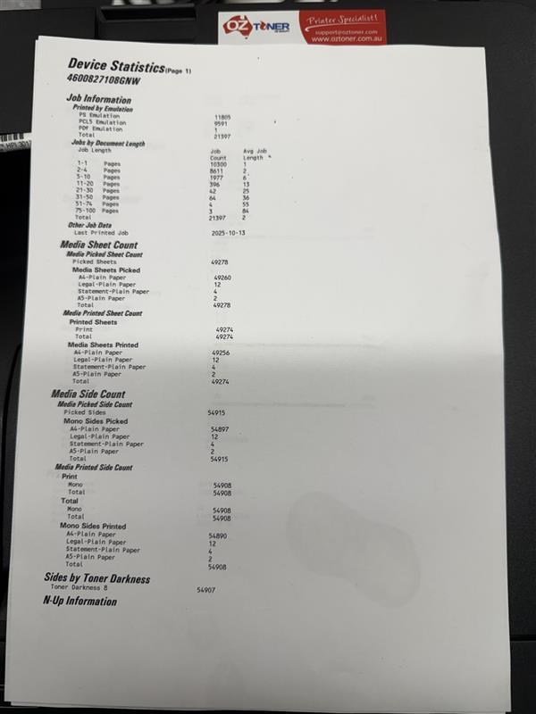 *Ex-Leasing* Lexmark MS421DN A4 B&W Laser Network Printer 40PPM [36S0214]