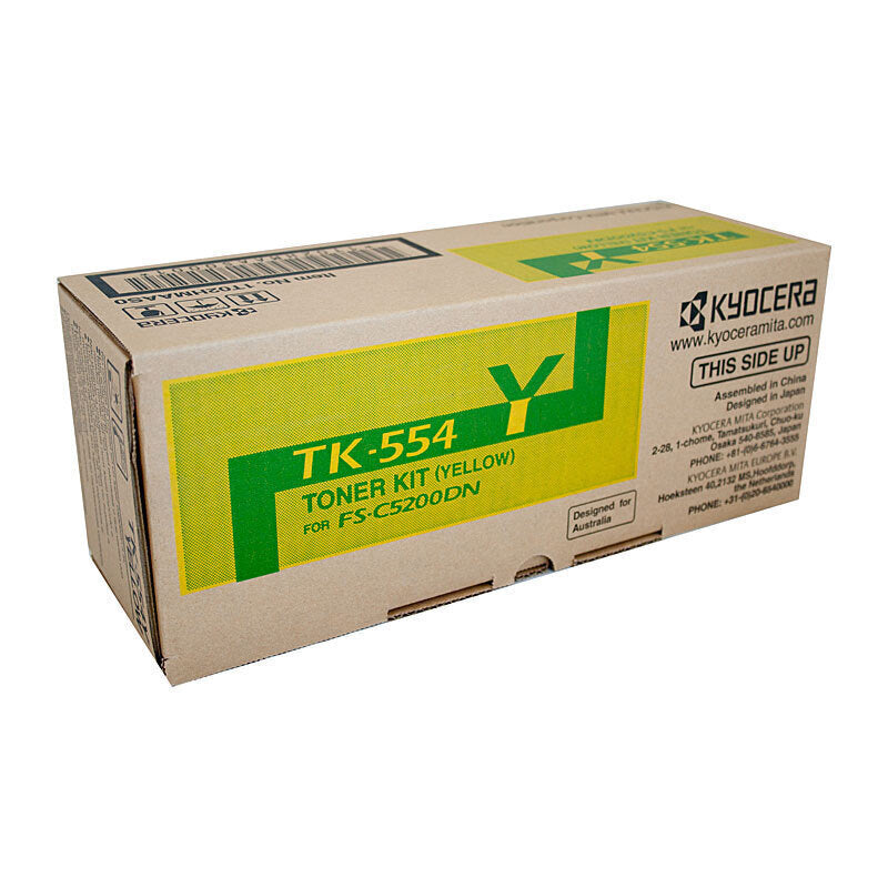 Kyocera TK554 Yellow Toner TK-554Y