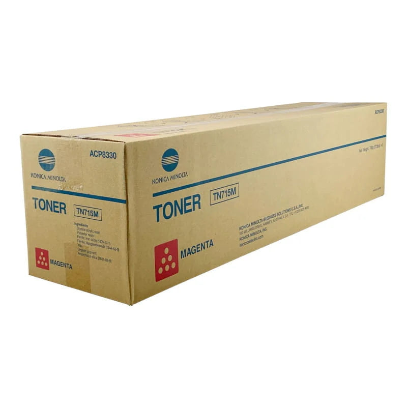 Genuine Konica Minolta TN715M Magenta Toner Cartridge ACP8390 for Bizhub C750i (45K)