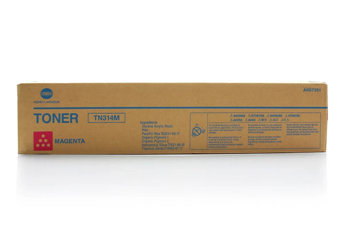 *SALE!* Genuine Konica Minolta Bizhub C353 Magenta Toner Cartridge TN314M [A0D7321]