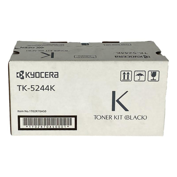 Kyocera Genuine Tk-5244K Black Toner Cartridge For M5526Cdn/P5026Cdn/P5026Cdw 4K -