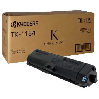 Genuine Kyocera Tk-1184 Black Toner Kit/Cartridge For M2635Dn/M2735Dw (3K) Tk1184 Cartridge -