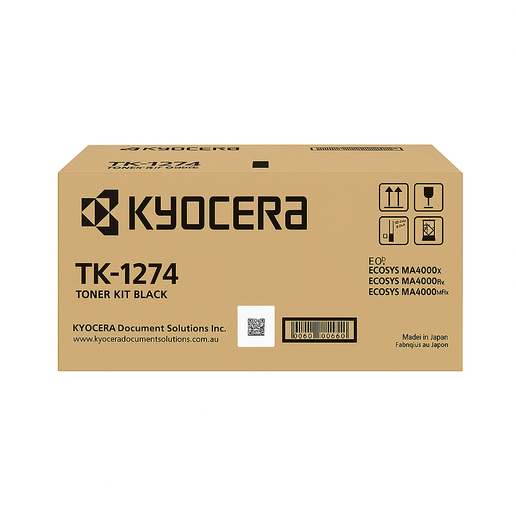 Genuine Kyocera TK-1274 BLACK Toner Kit/Cartridge for MA4000X MA4000FX MA4000WIFX (10K) [TK1274K]