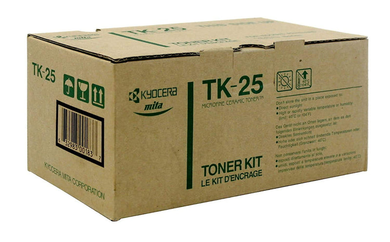 *Clear!* 1X Genuine Kyocera Tk-25 Black Toner Cartridge For Fs-1200 5K [Tk25K] -