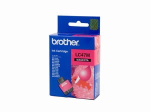 1 X Genuine Brother Lc-47 Magenta Ink Cartridge Lc-47M -