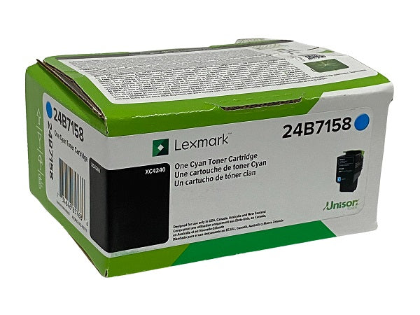 Lexmark 24B7158 XC4240 Bsd 6K Cyan Toner 24B7158