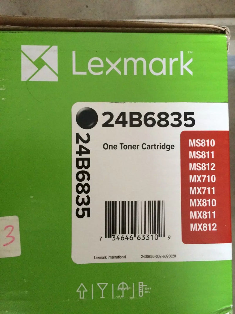 *SALE!* Genuine Lexmark 24B6835 BLACK Extra High Yield Toner for MS810 MS811 MS812 MX710 MX711 MX810 MX811 MX812