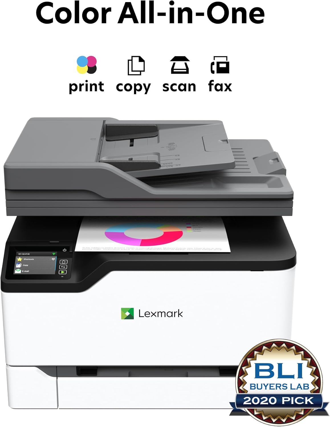 Xerox Lexmark CX431ADW A4 Color Laser Multifunction Printer + Duplex Scanning (40N9575) 25PPM