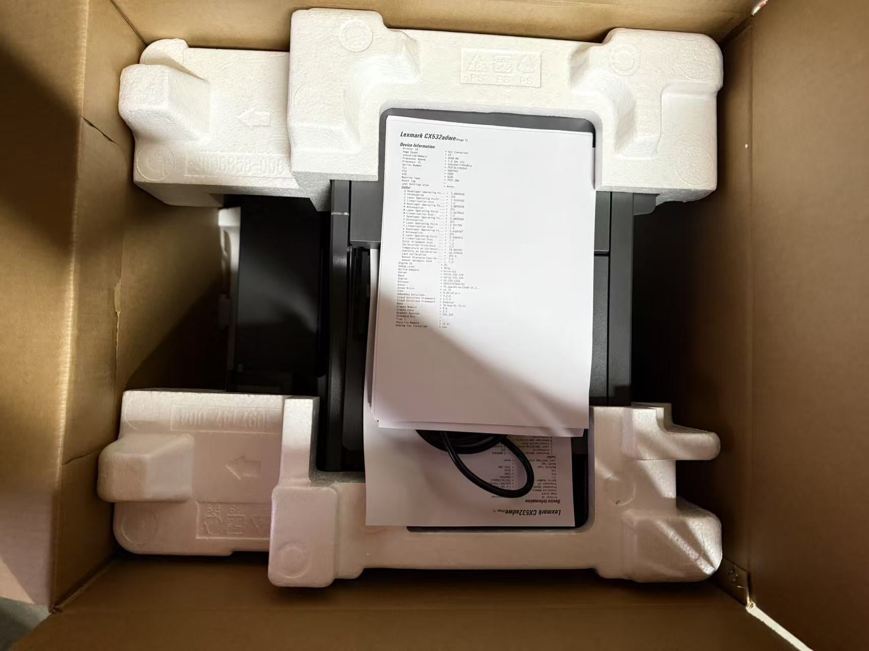 *Ex-Demo* LEXMARK CX532ADWE A4 Color Laser MFP Printer 33PPM [50M7047] 35 Pages ONLY!