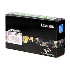 Lexmark Genuine X746H1Kg Black Hy Return Program Toner Cartridge X746De/X748De (12K) -