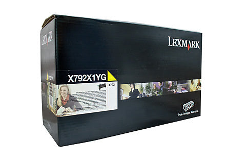 Lexmark Genuine C792X1Yg Yellow High Yield Toner Cartridge For C792De 20K -