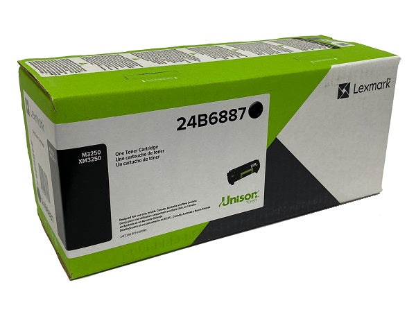 Genuine Lexmark Bsd Black Toner Cartridge For M3250 Xm3250 Printer (21K) [24B6887] -