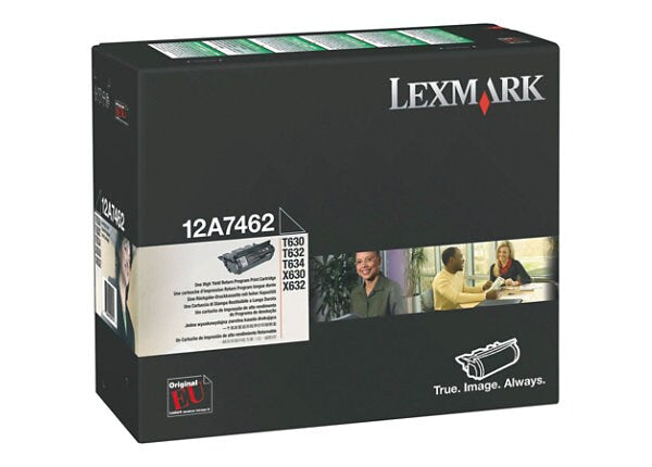 *promo* Lexmark Genuine 12A7462 Hy Return Program Toner For T630/t632/t634/x632/x634 (21K) Cartridge