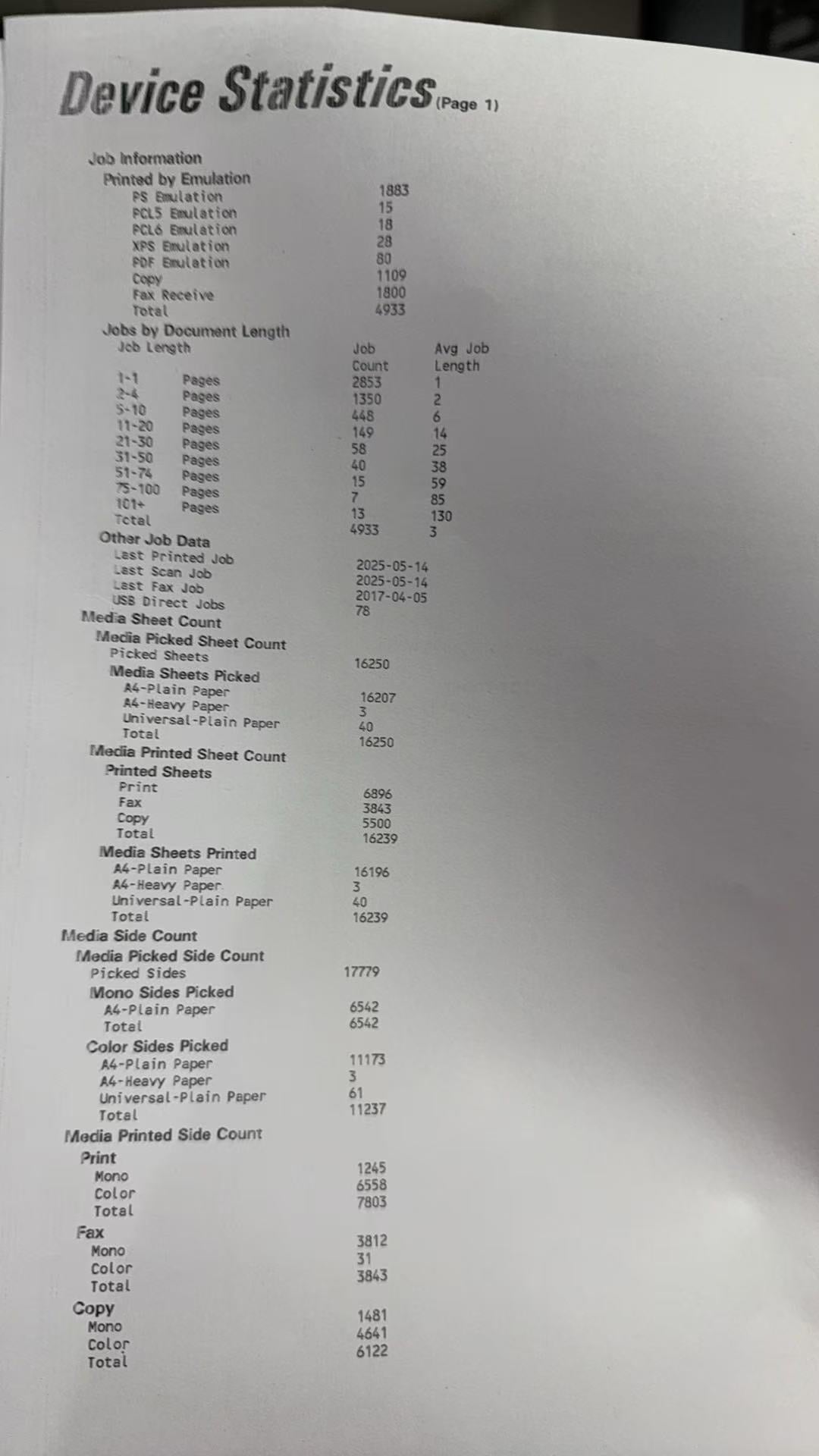 *Used!*Lexmark X792de A4 Colour Laser Multifunction Printer – Duplex 47PPM [47B1021]