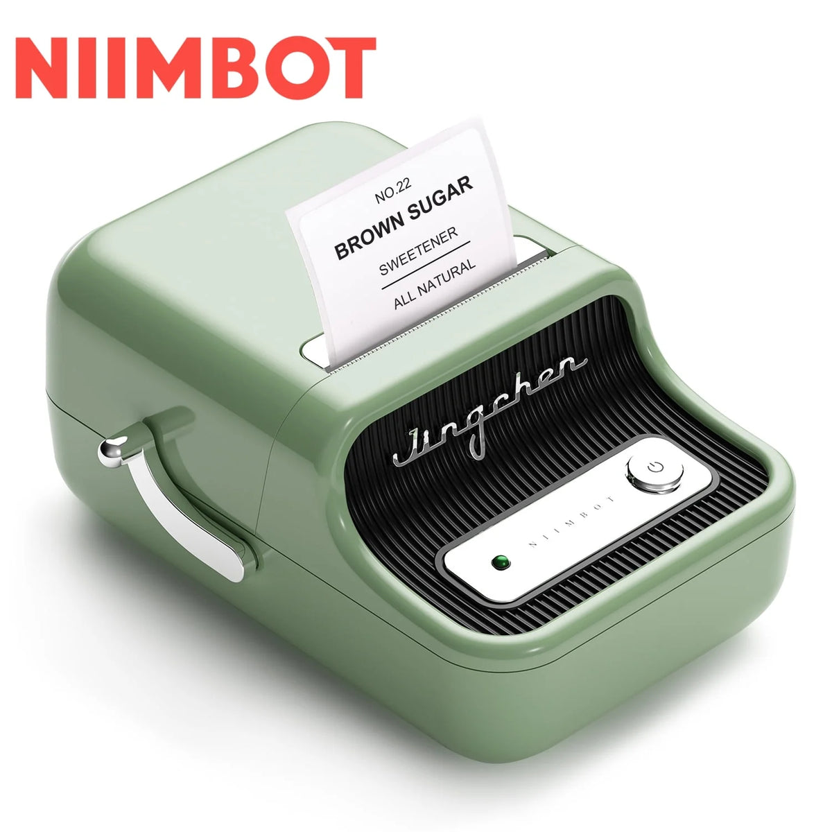 Green Rpinter Niimbot B21 Pro Green Thermal Smart Label Printer BT+5x Decorative ...