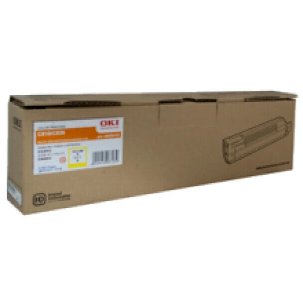 *CLEAR!* Genuine OKI MC862 Yellow Toner Cartridge (10K) [44643025]